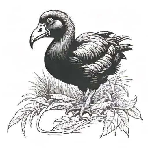Dodo Bird tattoo design idea