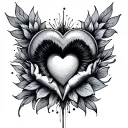 impossible love tattoo design idea