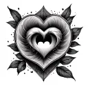 impossible love tattoo design idea