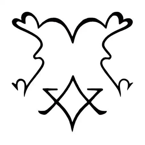 semicolon survivor tattoo with three hearts tattoo design idea