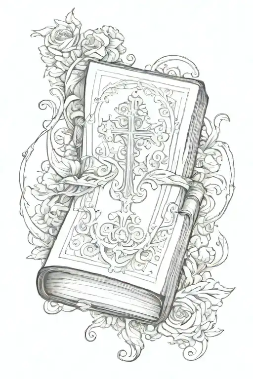 bible tattoo design idea
