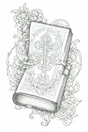 bible tattoo design idea