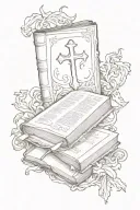 bible tattoo design idea