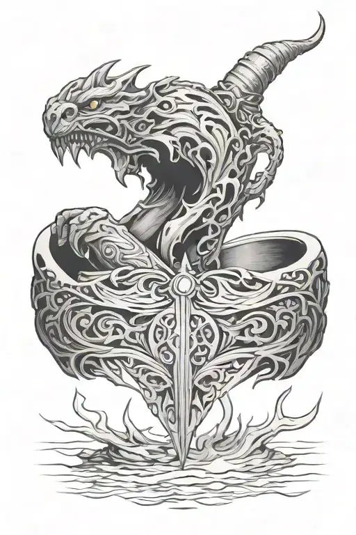 elden ring tattoo design idea