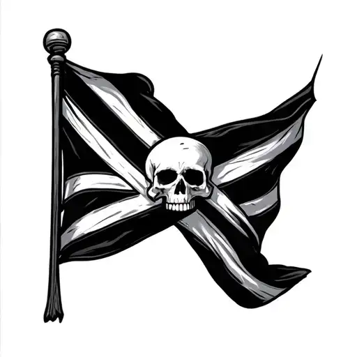 Rebel Flag tattoo design idea