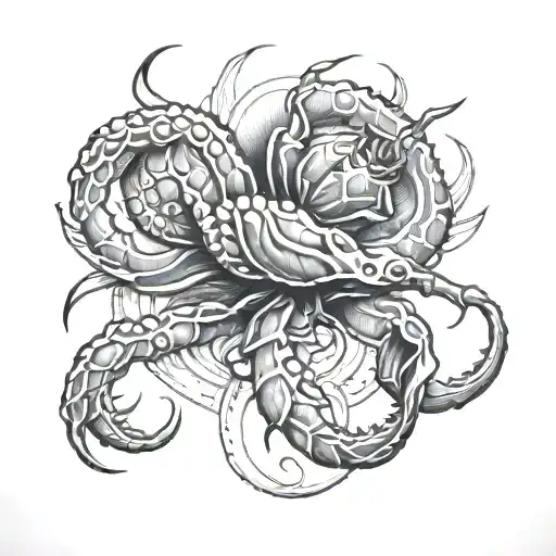 Alexandra, Scorpio, Montreal tattoo design idea