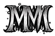 create a tattoo with roman numerals MCMXCIX - MM - MMII - MMIX - MMXVI and separated by small circles with a line throug tattoo design idea