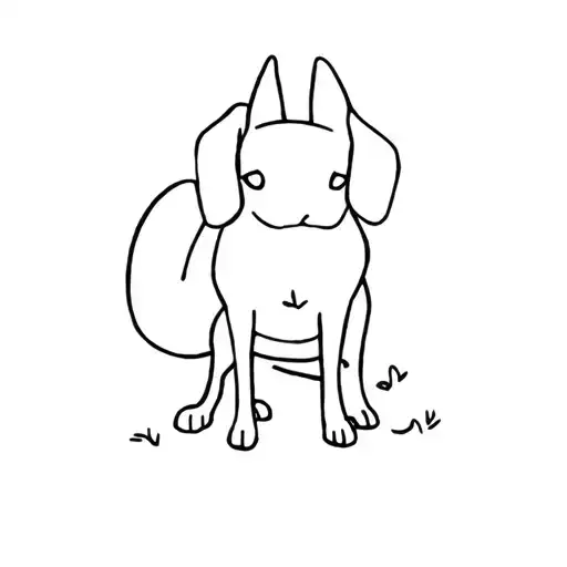 dog lover tattoo design idea