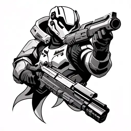 Overwatch tattoo design idea