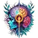 neuroscience tattoo design idea