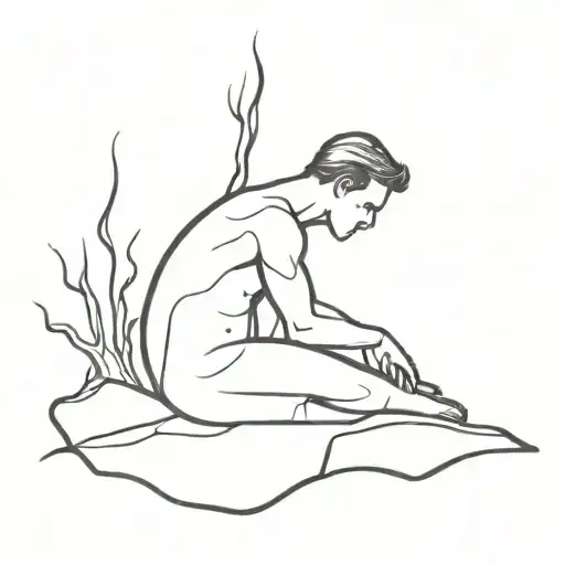 queens of the stone age rock art tattoo design idea