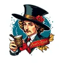 a magicians assistant tattoo design idea