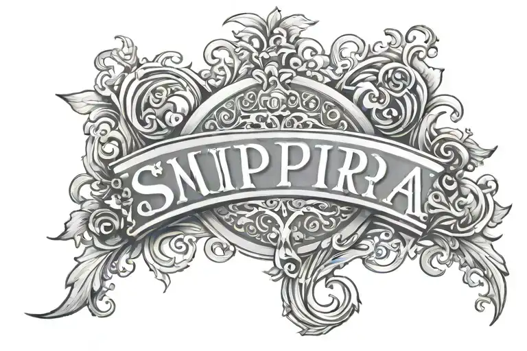 familia supra omnia in latin font The letters tattoo design idea
