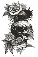 Die with memories not dreams tattoo design idea