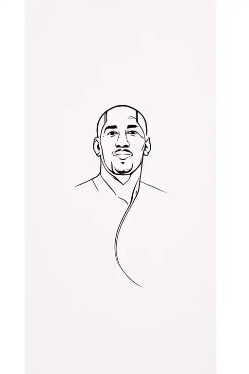 kobe bryant black mamba tattoo design idea