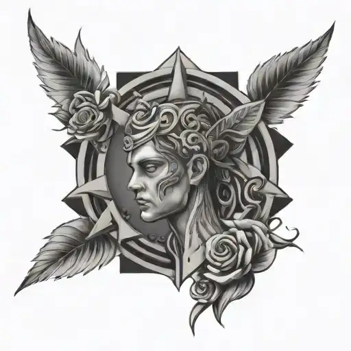 Surrender to the Future  tattoo design idea