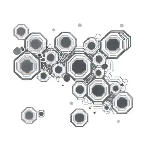 Morse code with honeycomb tattoo design idea