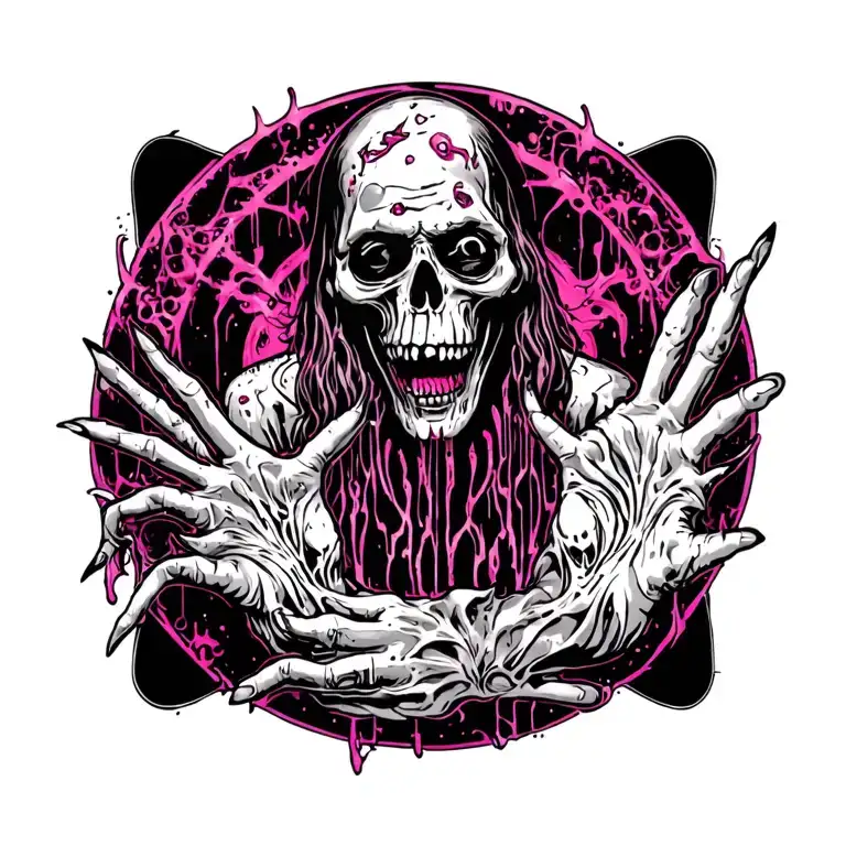 Slime black sabbath tattoo design idea
