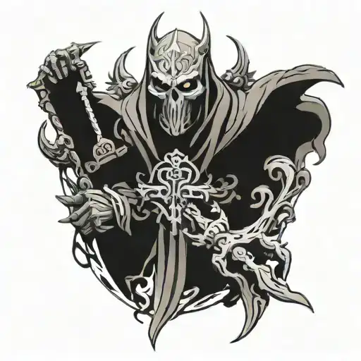 Lich frome dota 2 tattoo design idea