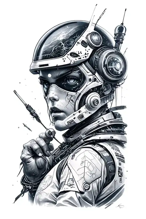 Full reboot of the life of the future century tattoo design idea