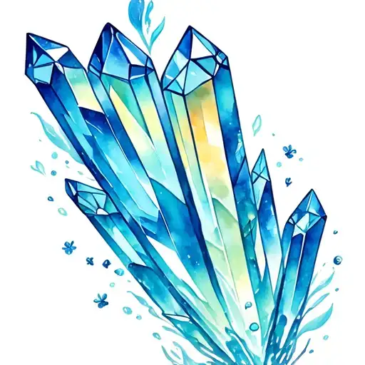 Disney atlantis crystal tattoo design idea