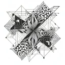 the number 19 tattoo design idea