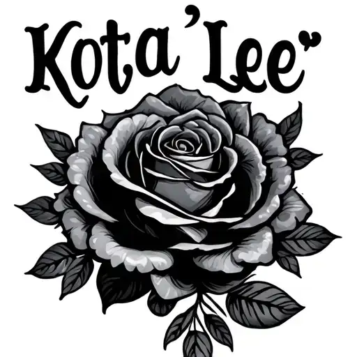 "Kota Lee " miscarriage pregnancy loss tattoo design idea