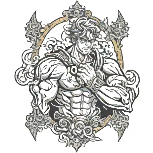Escanor seven deadly sins tattoo design idea
