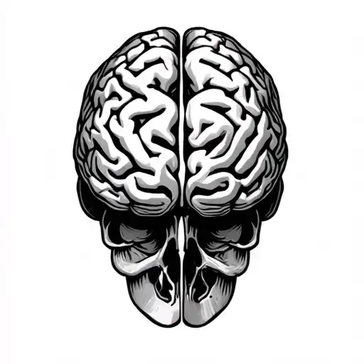 Brain Cancer tattoo design idea