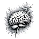 Brain Cancer tattoo design idea