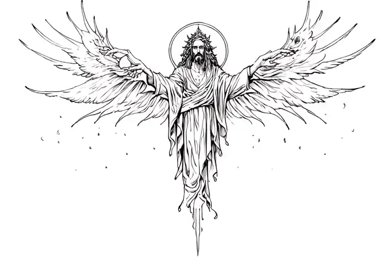 God alone is the master. tattoo design idea