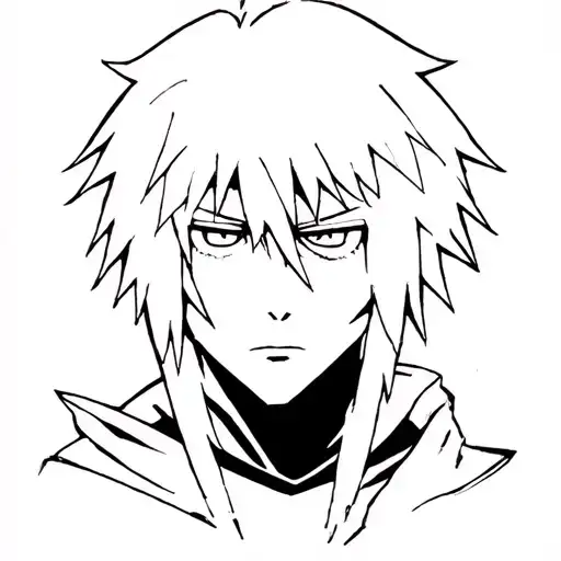 bleach anime tattoo design idea