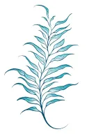 kelp underwater tattoo design idea