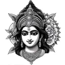 Lakshmi tattoo design idea