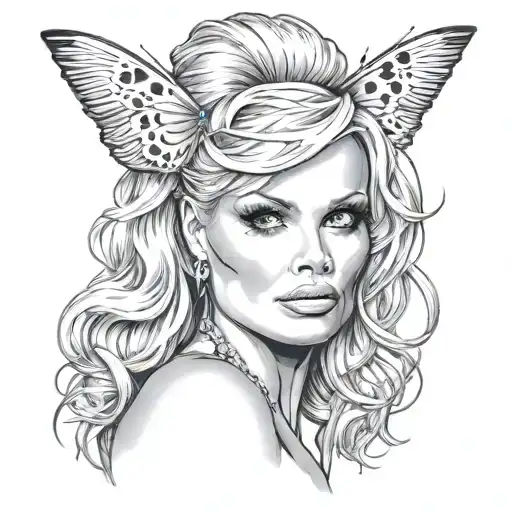 pamela anderson tattoo design idea