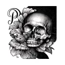 patience is a virtue cursive writing tattoo design idea