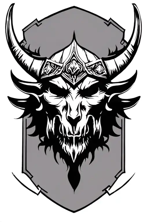 viking symbol tattoo design idea