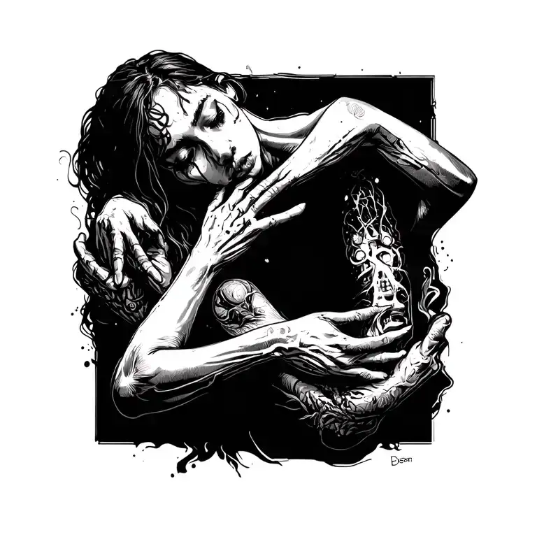 injured, not defeated tattoo design idea