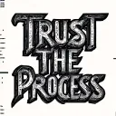 "Trust the process" Morse code design tattoo design idea