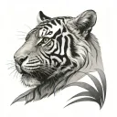 tiger tattoo design idea