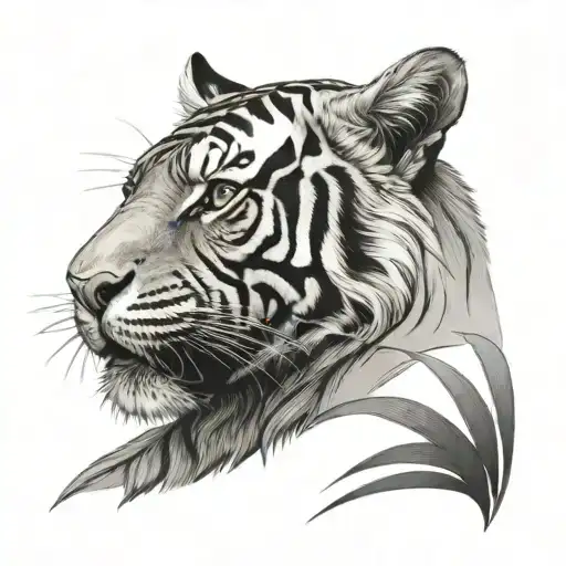 tiger tattoo design idea