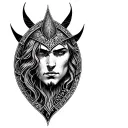 Coverup Norse Mythology tattoo design idea