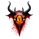 manchester united devil tattoo design idea