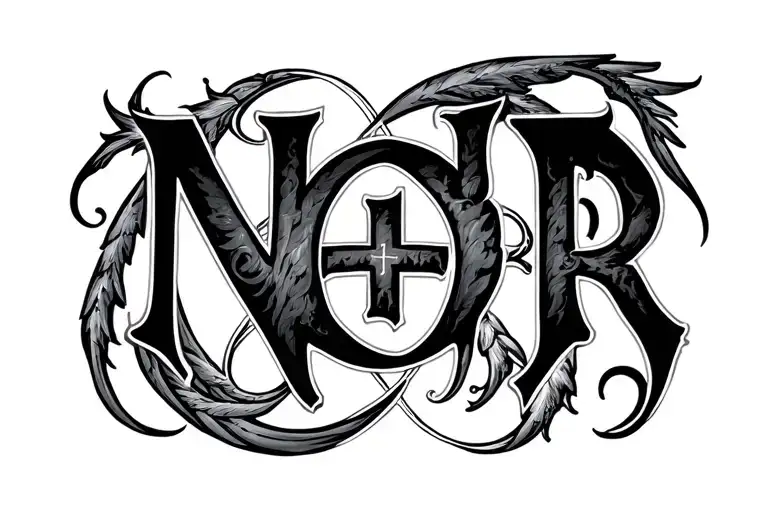 "N+R XVII IV MMXXIII" gemini zodiac symbol tattoo design idea