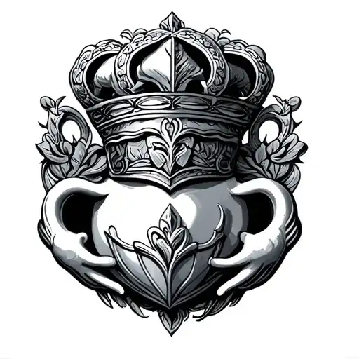 Claddagh tattoo design idea