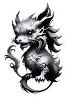 pixiu micro realism tattoo tattoo design idea