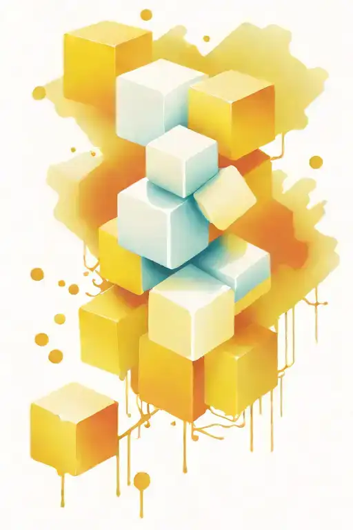 autism rubick cube stylized tattoo design idea