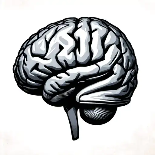 Brain Cancer tattoo design idea