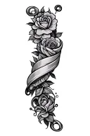 scroll scroll tattoo design idea
