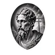 Christian tattoo design idea